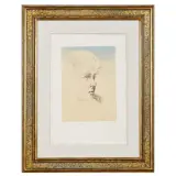 Giorgio de Chirico, Il fanciullo hand colored, lithograph