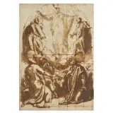 Cesare Nebbia, Transfiguration Of Christ, pen