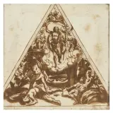 Cesare Nebbia, Resurrection Of Christ, pen