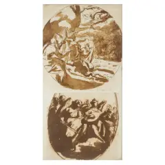 Cesare Nebbia, Elia Fed By Ravens, Musician Angels, pen