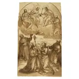 Alessandro Maganza, The Holy Trinity And Saints