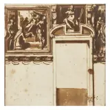 Cesare Nebbia, Project For A Wall, pen