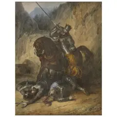 Francesco Gonin, Clash Of Knights, pen