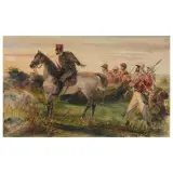 Sebastiano De Albertis, Untitled, GARIBALDINI IN THE ‘66 CAMPAIGN pen