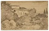 Silvestro Lega, Landscape With A Monastery