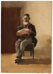 Vito D'Ancona, A Man Reading