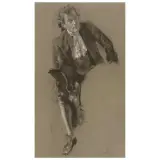 Emma Ciardi, Study Of A Gentleman In 18Th Century Clothes