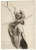 Giovanni Boldini, The Hands Of Boldini, charcoal