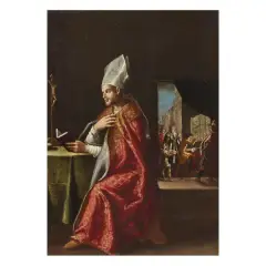 Saint Eligio by Aurelio Lomi, oil on canvas, offered Oct 2024