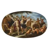 Anton Domenico Gabbiani, Baccanal, oil on canvas