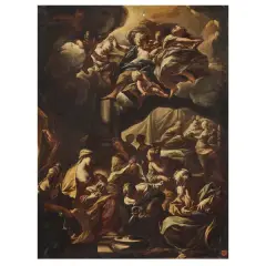 Nativity Of Mary by Giovanni Battista Beinaschi, offered Oct 2024