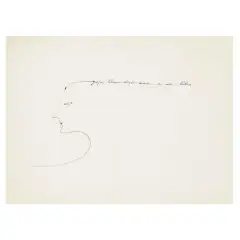 Untitled by Gio Ponti, Dedicated to Franco Klein pen on paper, offered Oct 2024