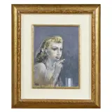 Alberto Sughi, Girl with cigarette 2000