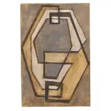Mario Radice, Composition, mixed media on canvassed paper