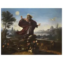 The Creation by Francesco Curradi, oil on canvas, offered Oct 2024