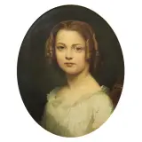 Nicolas Gosse, Portrait Of A Young Girl