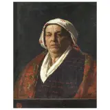 Cesare Laurenti, Femail Portrait, oil on canvas
