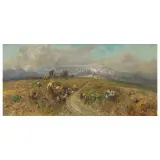 Tito Pellicciotti, Farmer With Turkeys