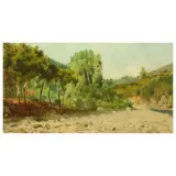 Tito Conti, Landscape With Stream