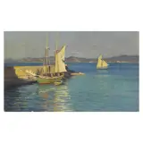Llewelyn Lloyd, Boats At The Pier