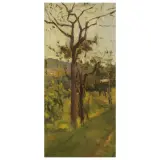 Ulvi Liegi, Country Lane, oil on panel