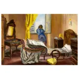 Silvano Caselli, At The Window, oil on canvas