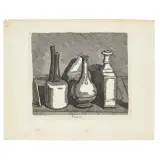 Giorgio Morandi, Still life 1933, etching