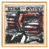 Vinicio Berti, Scena - Ipotesi 3a 1976, acrylic on canvas
