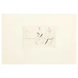 Henry Moore, Untitled, Two seated figures (Plate I)