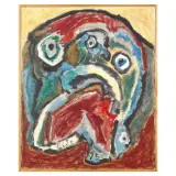 Ansgar Elde, Untitled 1995, tempera on canvas