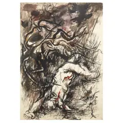 Untitled 1962 Indian by Renato Guttuso, offered Jul 2024