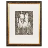 Marino Marini, Landscape 1968, etching