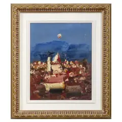 Untitled by Sergio Scatizzi, oil on board, offered Jul 2024