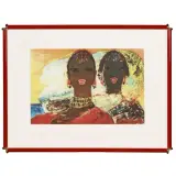 Salvatore Fiume, Portrait, etching and aquatint