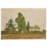 Antonio Donghi, Casolare 1955