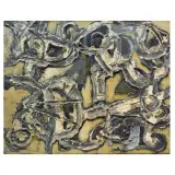 Giuseppe Pinot-Gallizio, Untitled, Coperta funebre di I classe