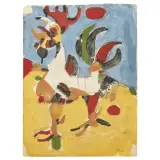 Michail Fedorovic Larionov, Untitled, The rooster