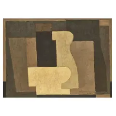 Serge Charchoune, Composition 1947, oil on canvas