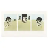 Francis Bacon, Metropolitan Triptych 1981 aquatint and