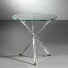 Attr. a Seguso by Archimede Seguso, Attr. a Seguso GLASS LOW TABLE TAVOLO BASSO in vetro, offered Jun 2024