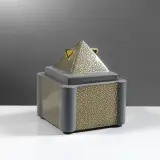 Matteo Thun, «Nefertiti» Sugar Bowl, Gray And Gold