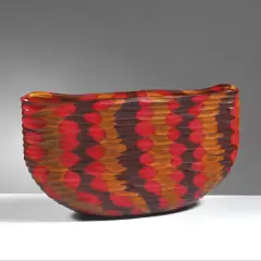 Glass Vase Vaso by Massimo Micheluzzi, offered Jun 2024