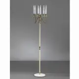 Angelo Lelii, Floor Lamp, Metal Structure, MARBLE BASE