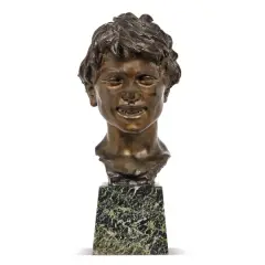 Vincenzo Gemito, Head Of Licco, bronze