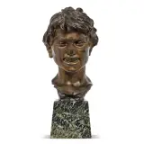 Vincenzo Gemito, Head Of Licco, bronze