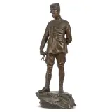 Ettore Ximenes, H.R.H. Emanuele Filiberto Di Savoia, bronze