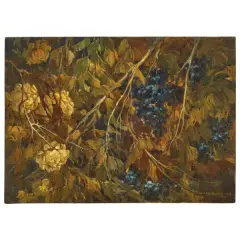 Grape And Roses by Antonino Calcagnadoro, oil on canvas, offered May 2024