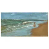Giulio Aristide Sartorio, On The Fregene'S Beach