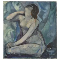 Female Nude by Baccio Maria Bacci, oil on canvas, offered May 2024