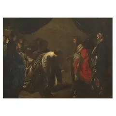 Bernardo Cavallino, King Solomon With The Princess Of Sheba